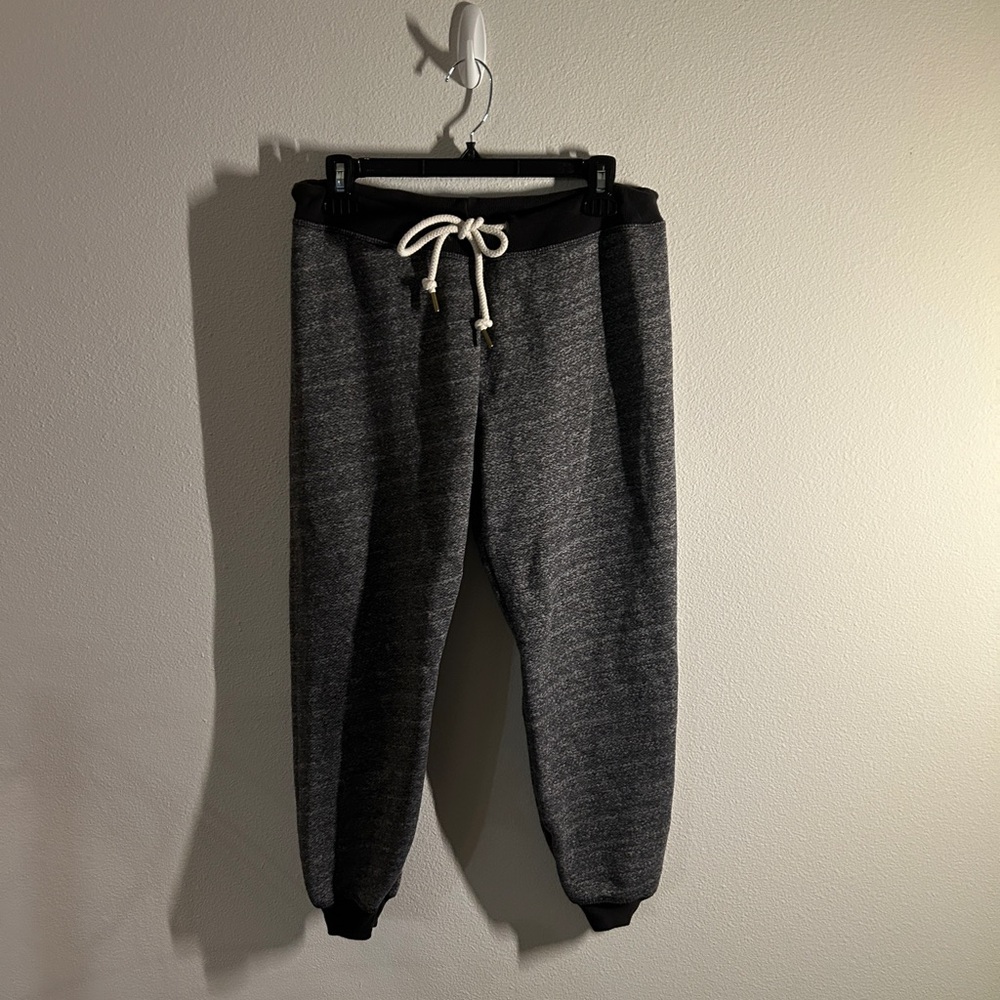 THE GREAT. Gray Fleece Sweatpants Size 0/XS